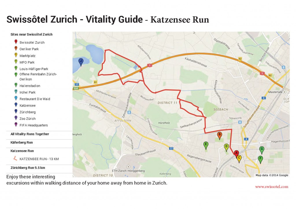 Swissôtel Zurich - Vitality Guide - Katzensee Run v1